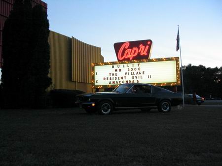 Capri Drive-In Theatre - Great 68 Under Marquee (newer photo)